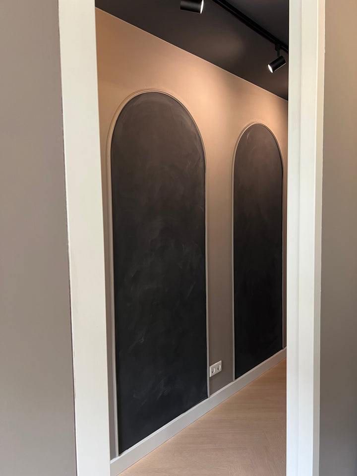 Flexlijst Crown bogen, in de hal van Huisjeinscheindel op Instagram